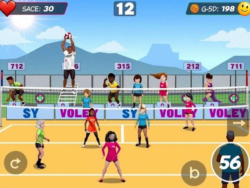 Volley Superstar Ace Gameplay Screenshot